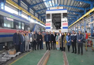 بازدید مدیران کرمانشاه از ظرفیت‌ های تولید مترو در ایریکو