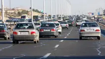 وضعیت ترافیکی محورهای کشور: سنگینی ترافیک در چالوس، هراز و آزادراه‌های تهران