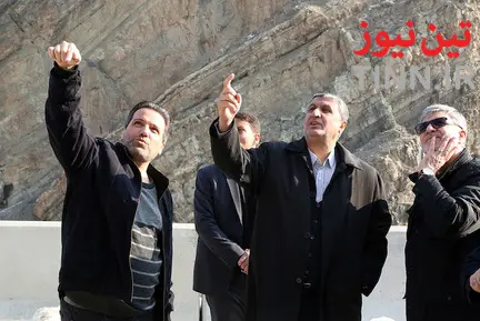 بازدید وزیر راه و شهرسازی از منطقه یک آزادراه تهران - شمال