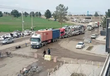 رانندگان کامیون: حمل کالا از بنادر جنوبی با کامیون های پلاک خارجی افزایش یافت