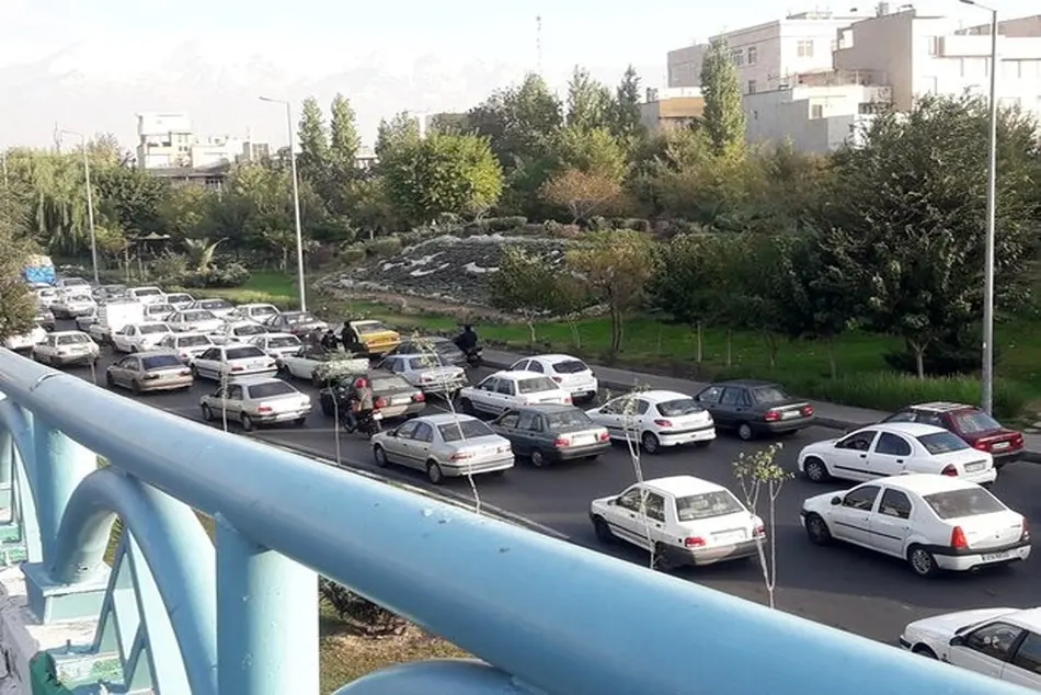
ترافیک سنگین در آزادراه کرج - قزوین