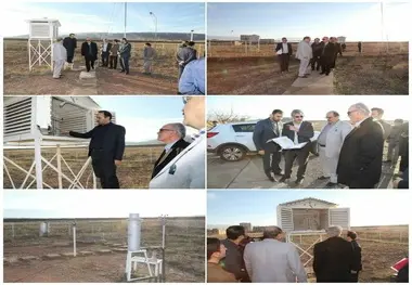 بازدید مدیر عامل و رئیس هیات مدیره سازمان منطقه آزاد ارس از هواشناسی جلفا
