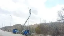 اجرای ۱۰ پروژه روشنایی در محورهای مواصلاتی استان اردبیل