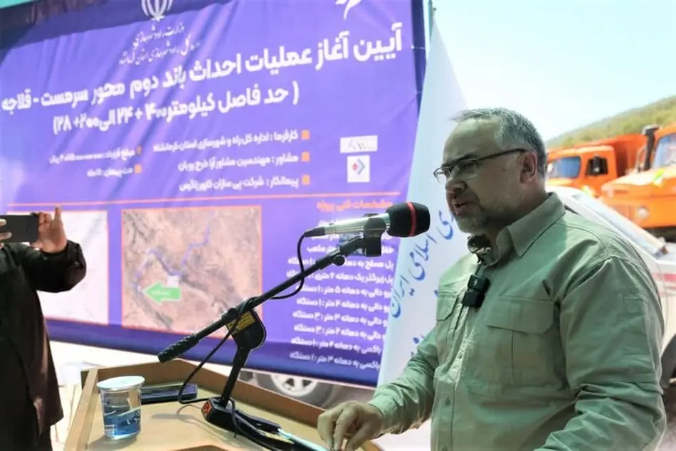 احداث ۱۱۴ کیلومتر بزرگراه،۳ تونل و ۲ پل بزرگ در کرمانشاه تا پایان سال