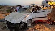 تصادف زنجیره ای در جاده های کرمانشاه