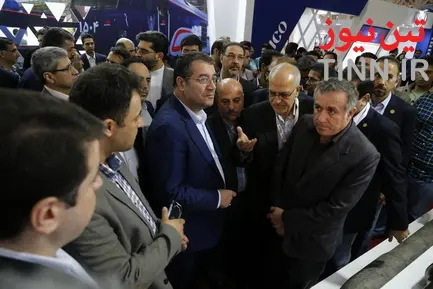 بازدید وزیر صنعت، معدن و تجارت از هفتمین نمایشگاه ریلی