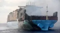 Fire-Stricken Maersk Honam Reaches Anchorage