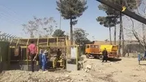 رفع معارضین برق و گاز مجاور پروژه تقاطع غیرهمسطح دوگاز در منطقه ۲۱