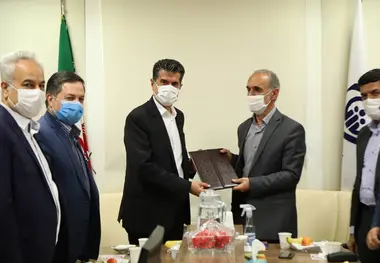برپایی نشست رییس و هیات نمایندگان اتاق بازرگانی قزوین با رئیس و معاونین سازمان تامین اجتماعی استان