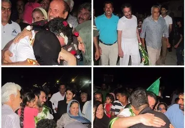 3صیاد آزادشده از بند عربستان وارد بوشهر شدند