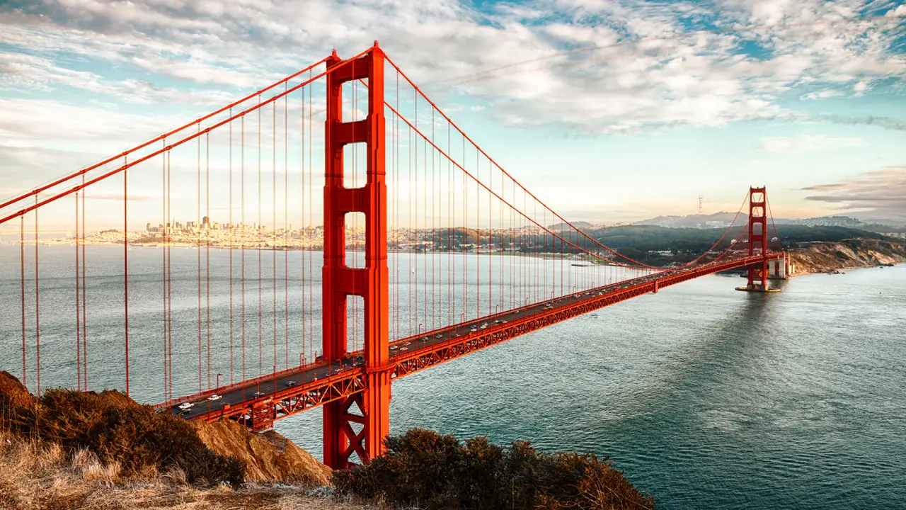 پل گلدن گیت (Golden Gate Bridge) - کالیفرنیا