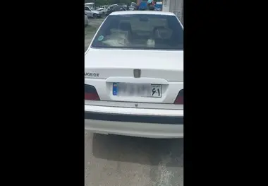 توقیف خودروی پژو پارس با خلافی ۱۹۶ میلیون ریالی در کامیاران