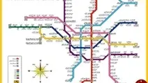 نقشه جدید متروی تهران +عکس