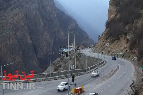 گزارش تصویری| لق گیری سنگ در جاده کندوان
