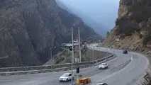 گزارش تصویری| لق گیری سنگ در جاده کندوان