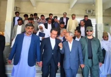 بازدید مدیرعامل راه آهن ومعاون اقتصادی رئیس جمهوری از ایستگاه راه آهن مرزی میرجاوه 