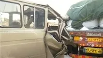 واژگونی مینی‌بوس در جاده قدیم قزوین/ 18 مسافر مصدوم شدند
