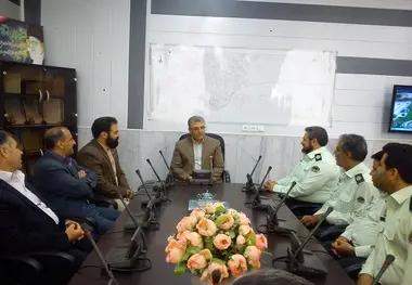 برگزاری جلسه مشترک مدیر کل و پلیس راه آهن اراک به مناسبت اربعین 