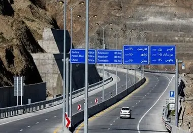 پیشرفت ۸۶ درصدی باند غربی قطعه دو آزادراه تهران - شمال