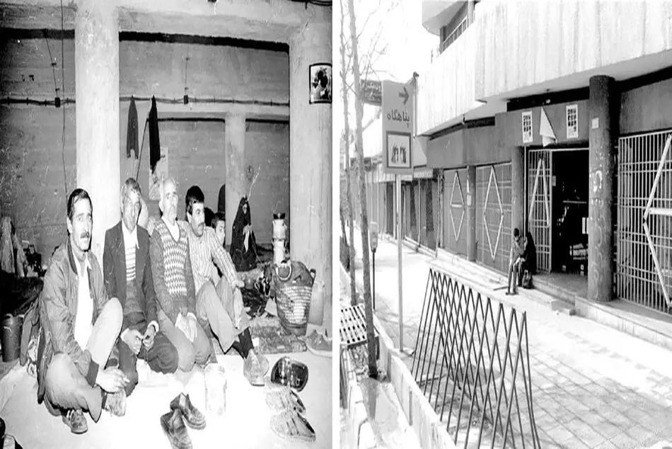 ۹ کروکی پناهگاه های تهران