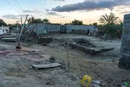 اعزام تجهیزات تخصصی و دستگاه های اجرایی به روستای سیل زده مهرگی سیریک