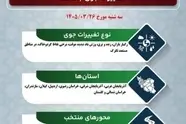 هشدار مرکز مدیریت راه‌ ها: بارش باران و رعد و برق در جاده‌های ۸ استان کشور
