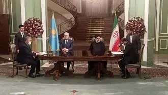 امضای توافقنامه‌های همکاری اقتصادی میان ایران و قزاقستان 