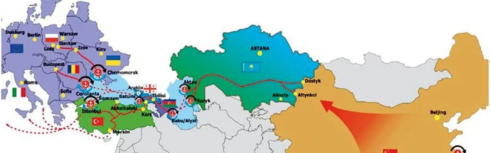 تغییر مسیر تجارت جهانی به جاده ها؛ کدام کشورها از حذف کریدور ایران بیشترین سود را می برند؟