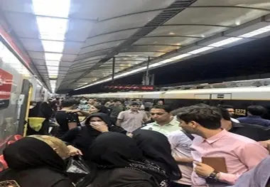 توضیحات متروی تهران در خصوص ازدحام جمعیت در خط 4