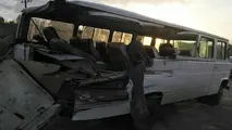 ٨ مجروح در ٢ حادثه اتوبوس