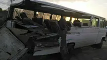 ٨ مجروح در ٢ حادثه اتوبوس