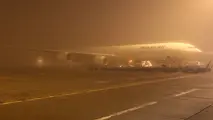 کاهش دید مانع فرود ۲ پرواز در فرودگاه کرمان شد