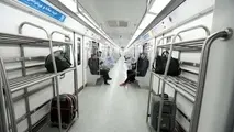 استفاده از قطار سه واگنه در مترو فرودگاه امام  