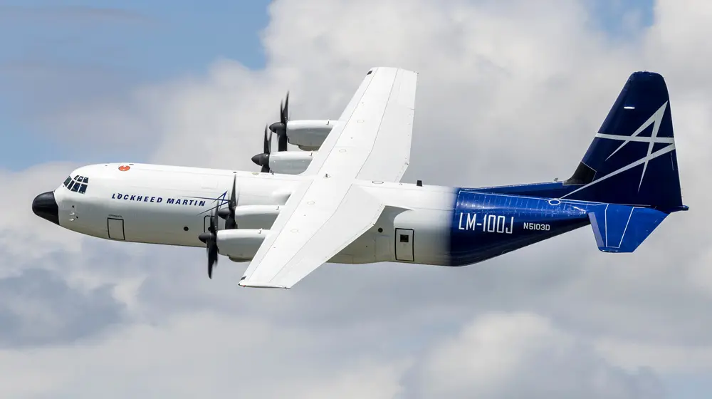 Lockheed Martin’s LM-100J Commercial Freighter Completes First Flight