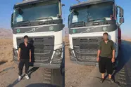 رانندگی ۲ نوجوان فاقد گواهینامه با تریلی!
