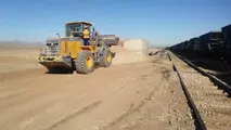 آغاز حمل ریلی «خاک نسوز» در راه‌آهن یزد