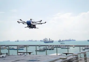 Wilhelmsen Launches Shore-to-Ship Drone Delivery Pilot Project in Singapore