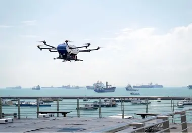 Wilhelmsen Launches Shore-to-Ship Drone Delivery Pilot Project in Singapore