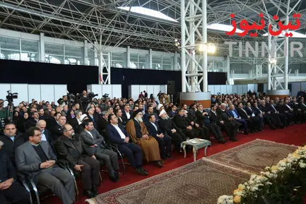 ایین افتتاح قطار برقی شهر جدید هشتگرد