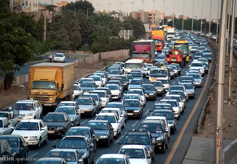 ترافیک نیمه سنگین در جاده چالوس و آزادراه تهران شمال