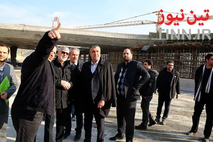 بازدید وزیر راه و شهرسازی از منطقه یک آزادراه تهران - شمال