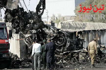 سقوط هواپيماي آنتونف نظامي در فرودگاه مهرآباد تهران