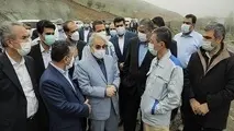 معاون رییس جمهوری و وزیر راه از آزاده تهران‌-‌شمال بازدید کردند