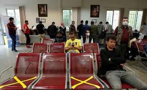ازدحام مرکز تعویض پلاک خودرو تهران