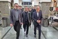 بازدید سرزده قائم مقام مدیرعامل راه آهن از ایستگاه تهران و قدردانی از تلاشگران نوروزی