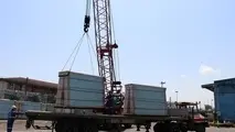 بارگیری روزانه ۱۲۰ تن شیشه از بندر خرمشهر برای صادرات به کویت
