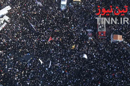 مراسم تشییع پیکر سردار سپهبد شهید حاج قاسم سلیمانی در اهواز