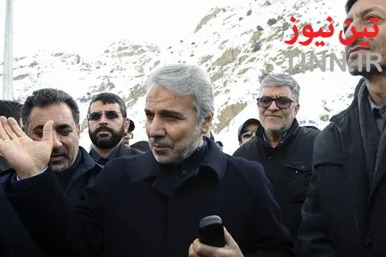 بازید نوبخت از اتوبان تهران-شمال