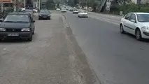 فیلمی از دست اندازهای جاده قائمشهر در استان مازندران