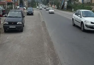 فیلمی از دست اندازهای جاده قائمشهر در استان مازندران